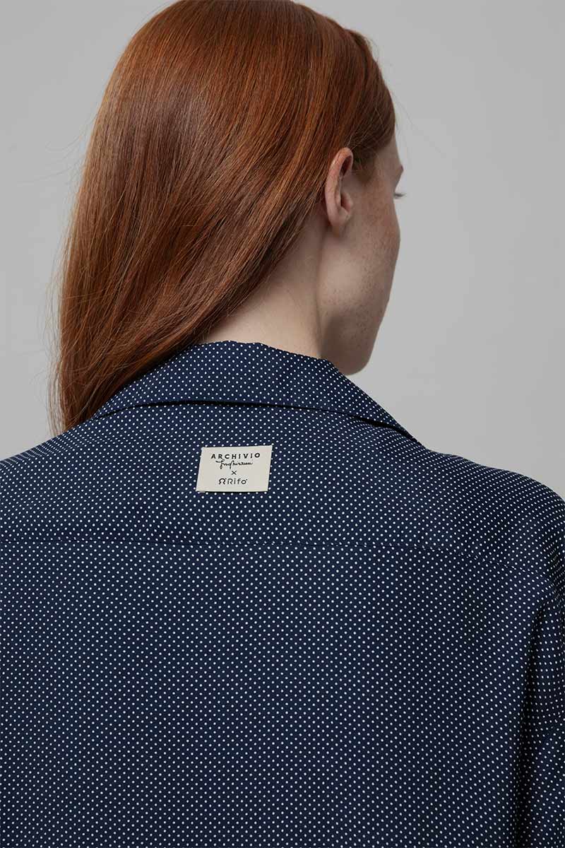 Camicia Donna Maniche Corte Viscosa Sveva - Inghirami x Rifò