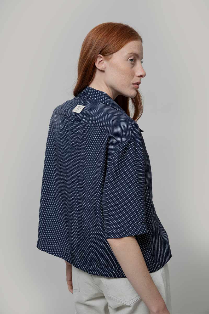 Camicia Donna Maniche Corte Viscosa Sveva - Inghirami x Rifò
