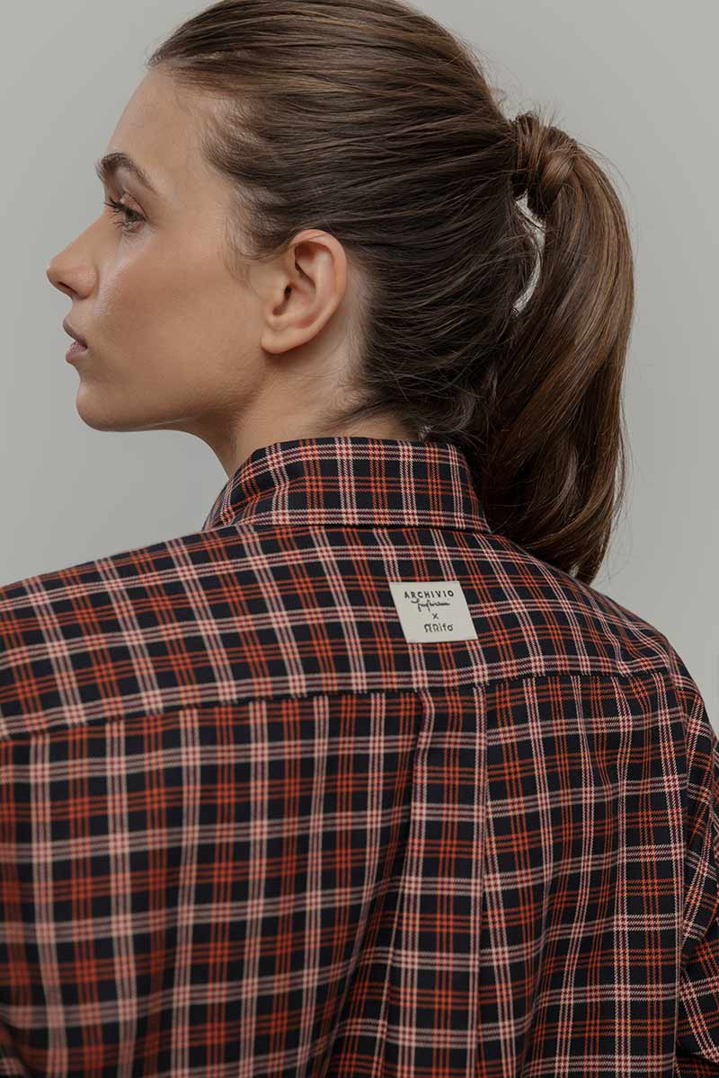 Camicia Boyfriend Inghirami Stefania- Rifò Lab Moda circolare made in Italy 