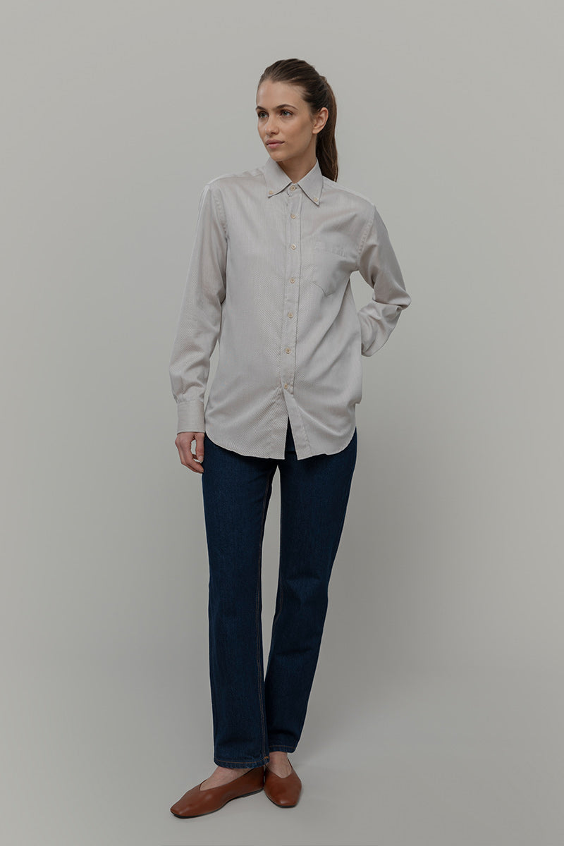 Camicia Boyfriend Inghirami Stefania- Rifò Lab Moda circolare made in Italy 