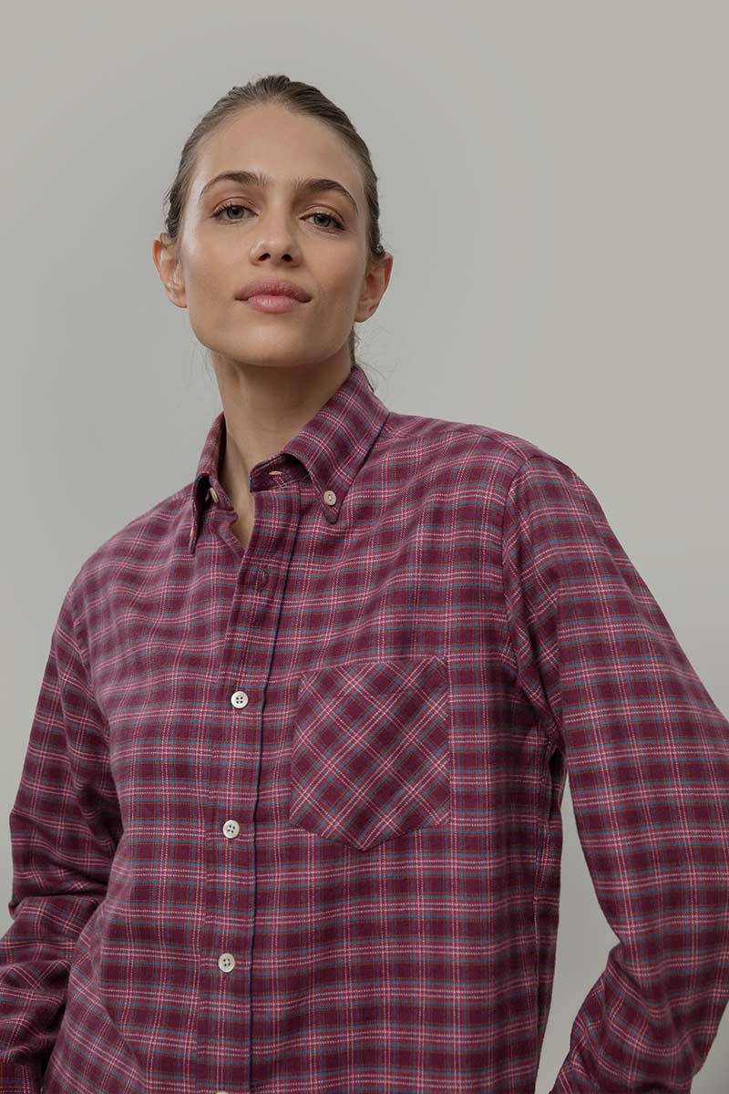 Camicia Boyfriend Inghirami Stefania- Rifò Lab Moda circolare made in Italy 