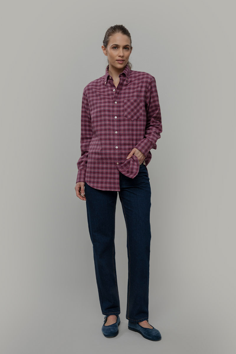 Camicia Boyfriend Inghirami Stefania- Rifò Lab Moda circolare made in Italy 