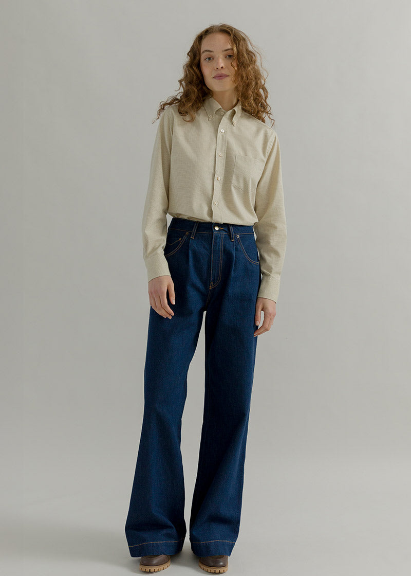 Camicia Donna Quadretti Cotone Inghirami Stefania - Rifò Lab Moda circolare made in Italy 