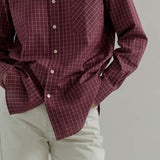 Camicia a Quadri Donna Cotone Inghirami Stefania - Rifò Lab Moda circolare made in Italy 