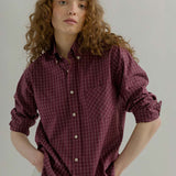 Camicia a Quadri Donna Cotone Inghirami Stefania - Rifò Lab Moda circolare made in Italy 