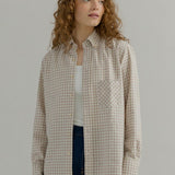 Camicia a Quadri Donna Cotone Inghirami Stefania - Rifò Lab Moda circolare made in Italy 
