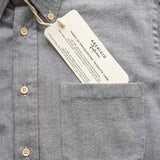 Camicia Uomo Elegante Azzurra Cotone Oxford Manlio - Archivio Inghirami x Rifò moda circolare made in Italy 