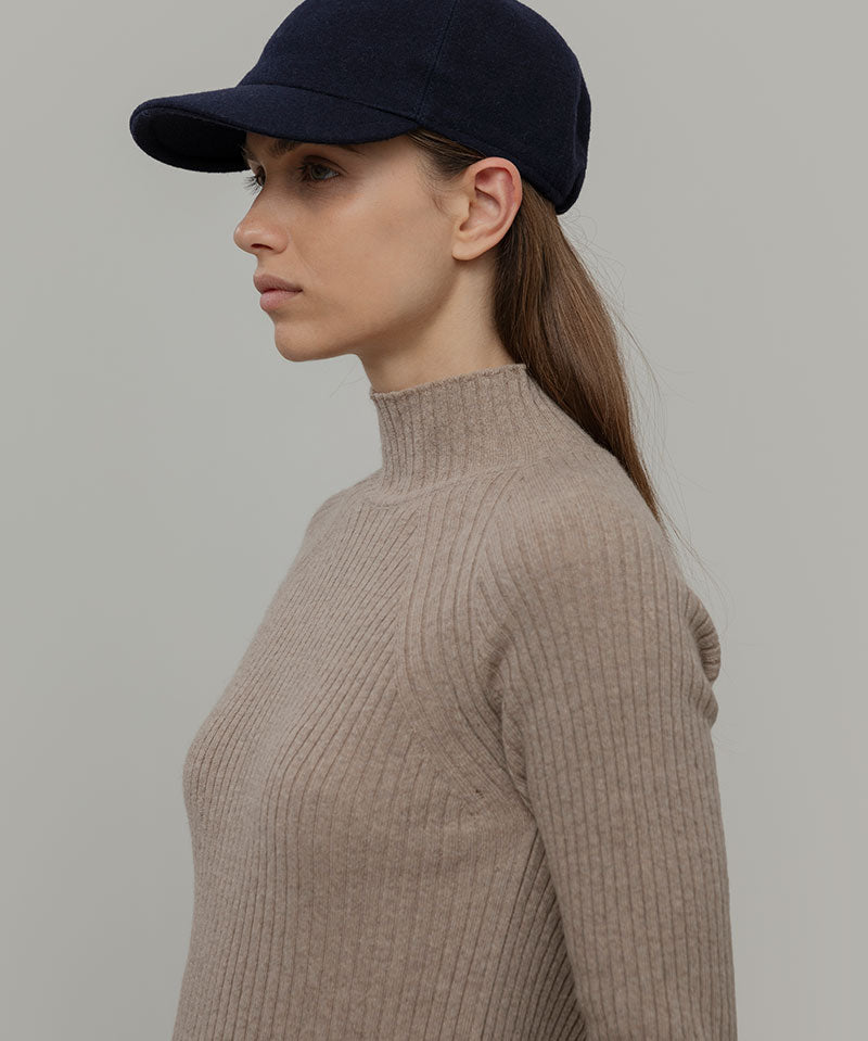 Blu Marina | Cappello baseball lana rigenerata