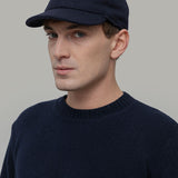 Blu Marina | Cappello baseball lana rigenerata