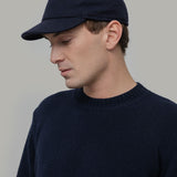 Blu Marina | Cappello baseball lana rigenerata