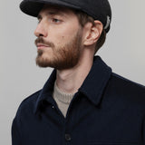 Cappello Baseball Panno Lana Rigenerata Ted Grigio - Rifò Lab Moda circolare made in Italy