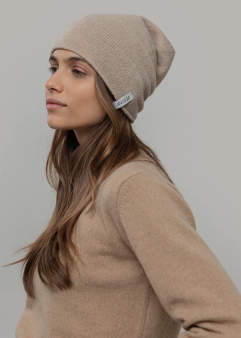 Beanie Cappello Lana Rigenerata Unisex Frank - Rifò Lab Moda circolare made in Italy