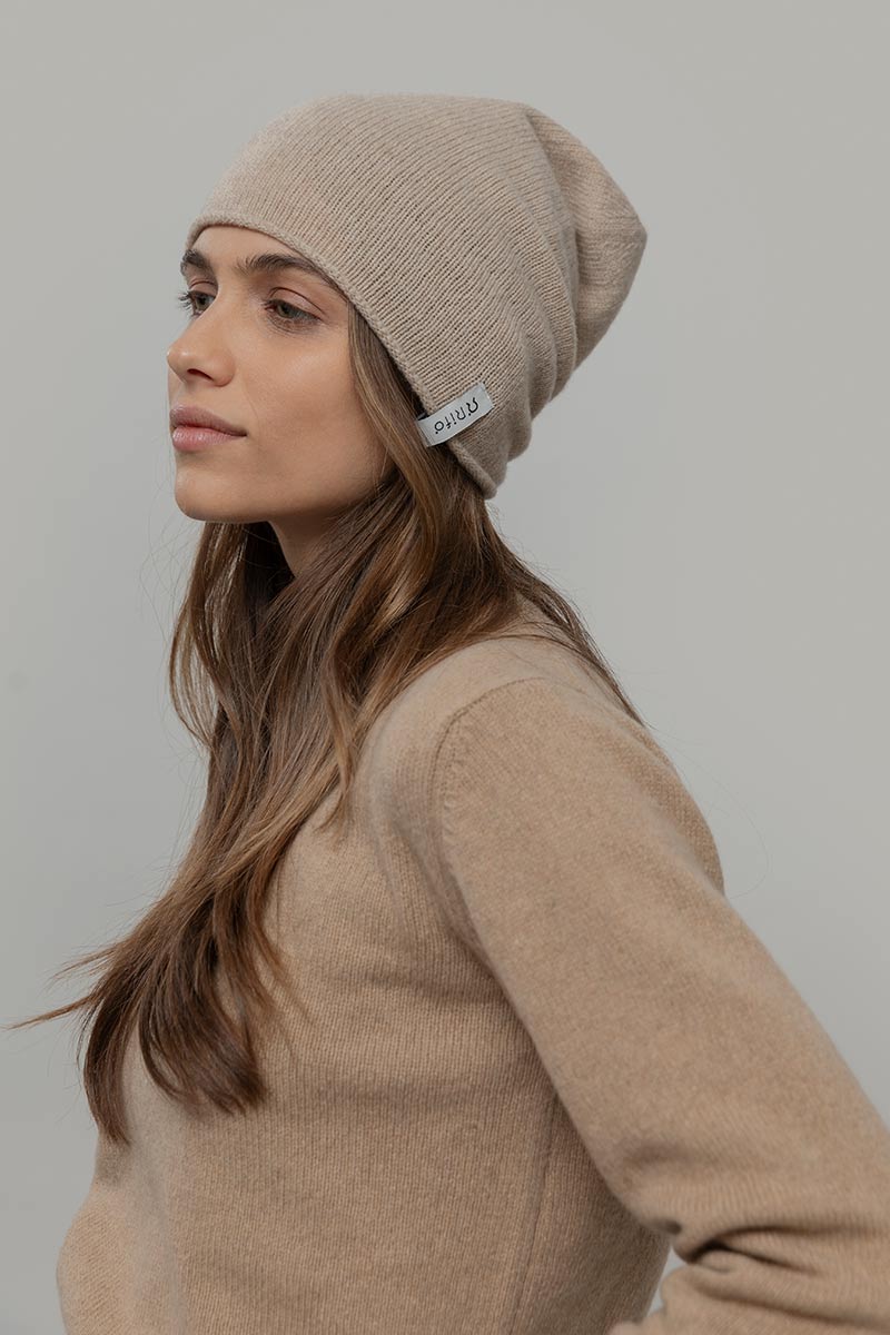 Beanie Cappello Lana Rigenerata Unisex Frank - Rifò Lab Moda circolare made in Italy