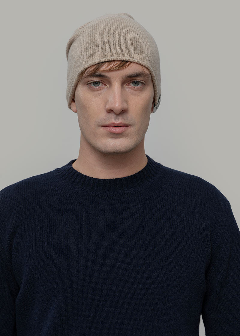 Beanie Cappello Lana Rigenerata Unisex Frank - Rifò Lab Moda circolare made in Italy