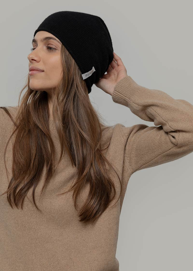Beanie Cappello Lana Rigenerata Unisex Frank - Rifò Lab Moda circolare made in Italy