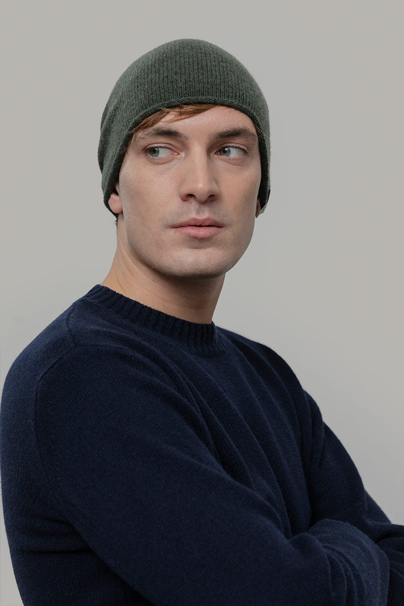 Beanie Cappello Lana Rigenerata Unisex Frank - Rifò Lab Moda circolare made in Italy