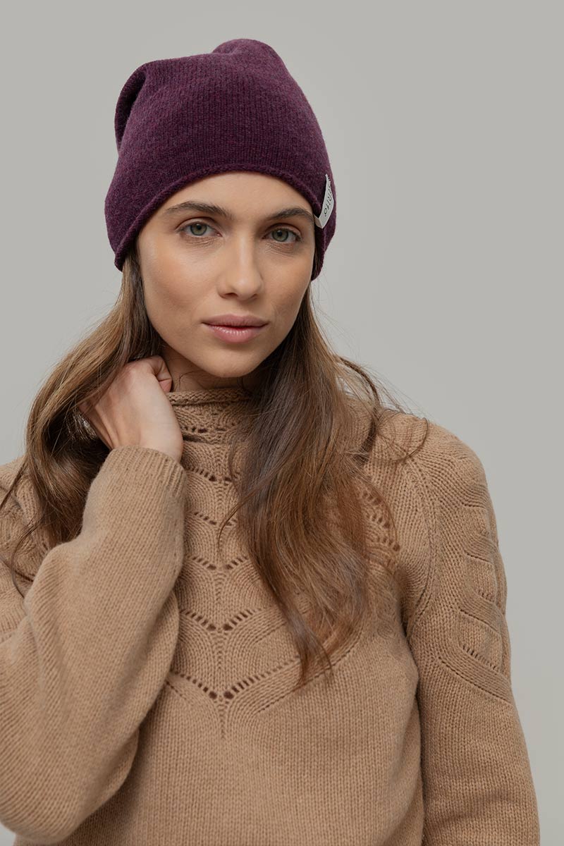 Beanie Cappello Lana Rigenerata Unisex Frank - Rifò Lab Moda circolare made in Italy