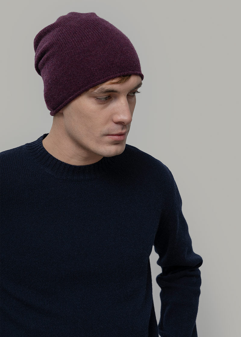 Beanie Cappello Lana Rigenerata Unisex Frank - Rifò Lab Moda circolare made in Italy