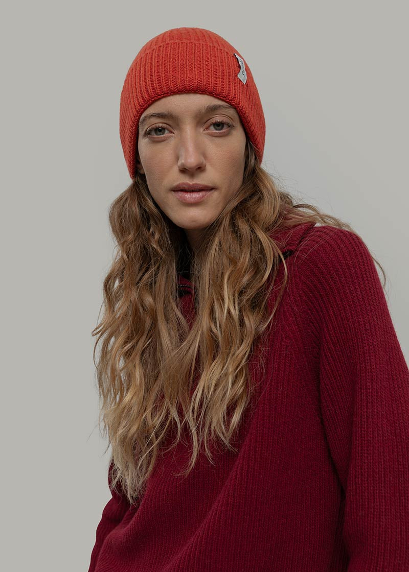 Cappello Cashmere rigenerato Marcello - Rifò Lab Moda circolare made in Italy