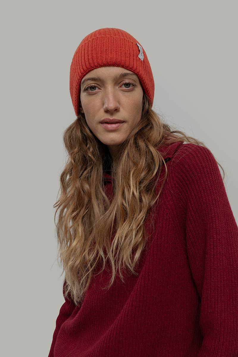 Cappello Cashmere rigenerato Marcello - Rifò Lab Moda circolare made in Italy