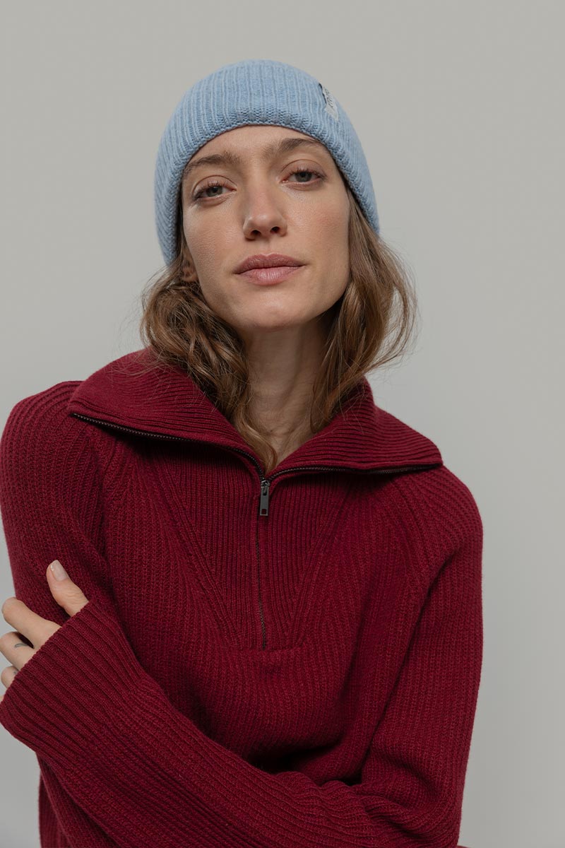 Cappello Cashmere rigenerato Marcello - Rifò Lab Moda circolare made in Italy