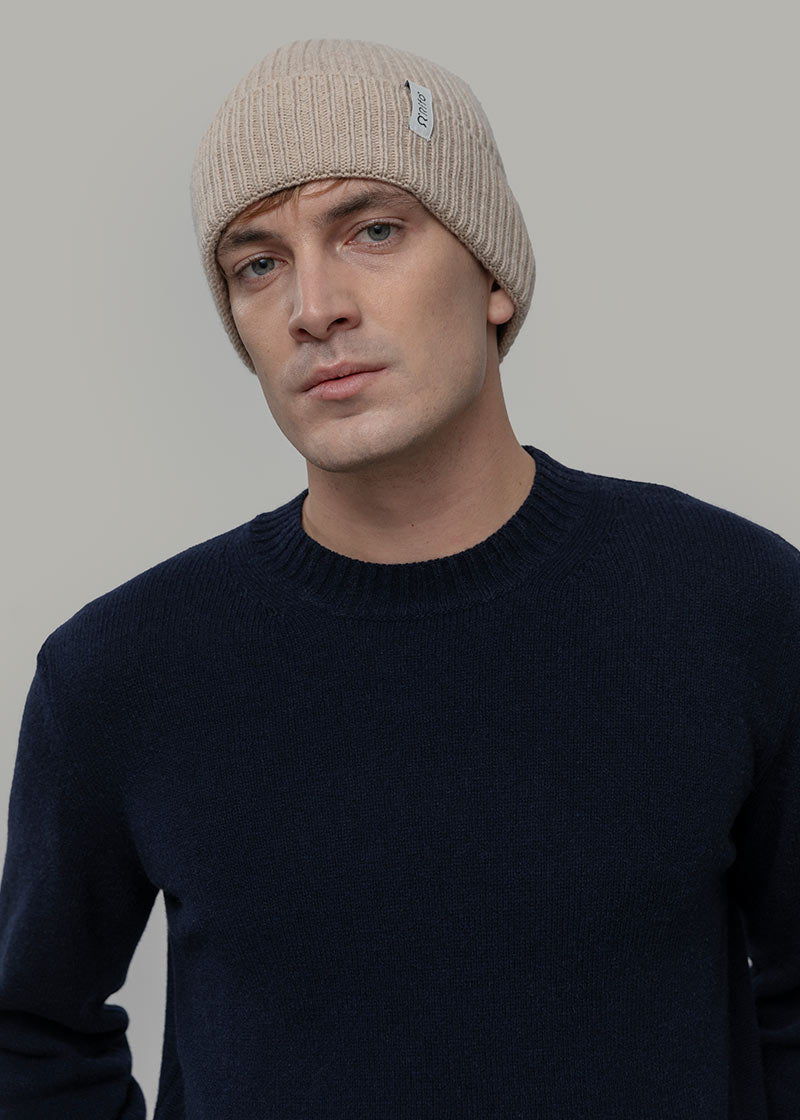 Cappello Cashmere rigenerato Marcello - Rifò Lab Moda circolare made in Italy