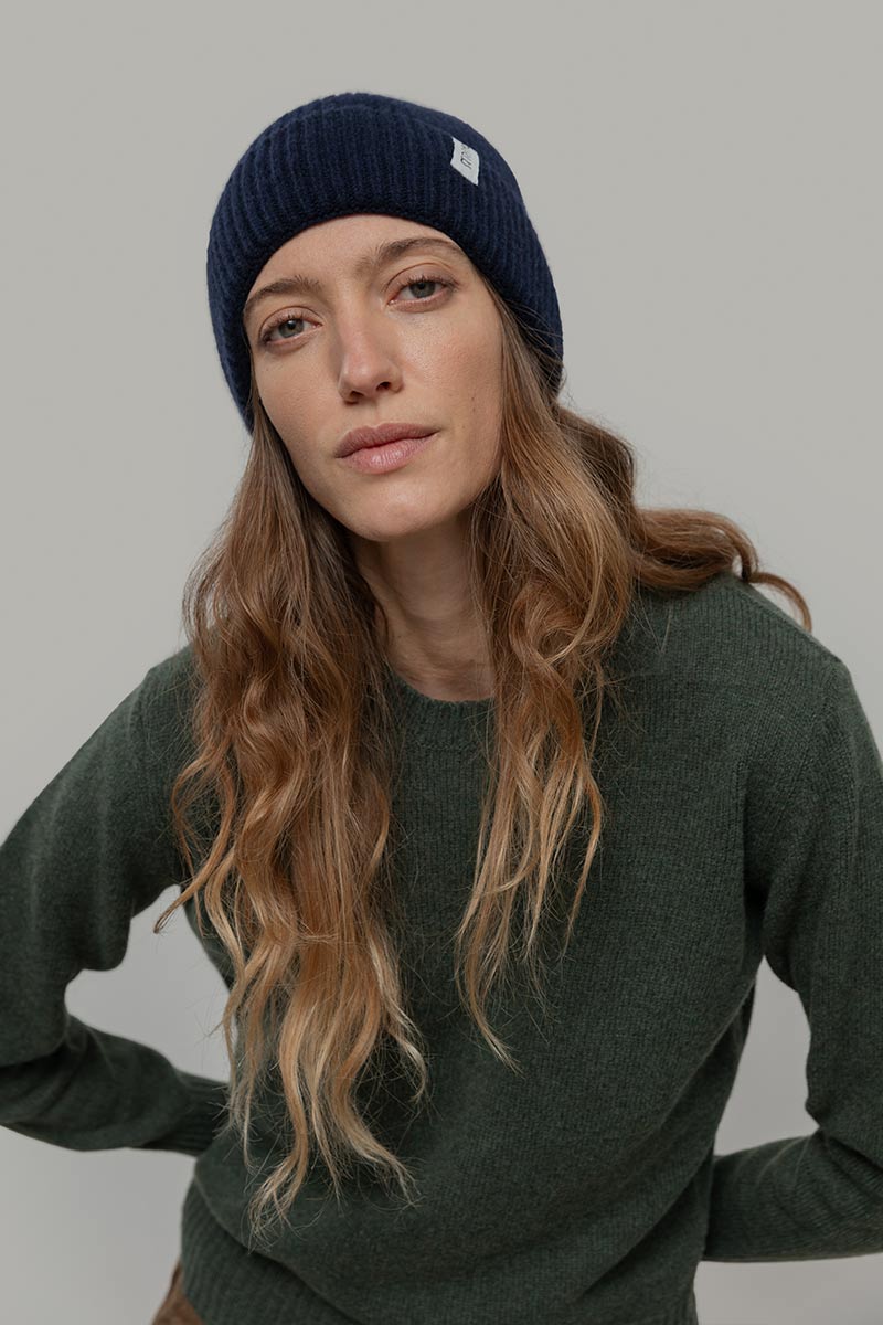 Cappello Cashmere rigenerato Marcello - Rifò Lab Moda circolare made in Italy
