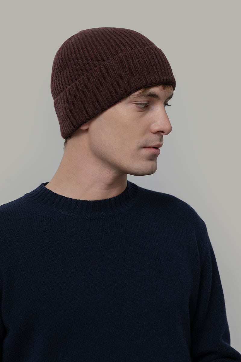 Cappello Cashmere rigenerato Marcello - Rifò Lab Moda circolare made in Italy