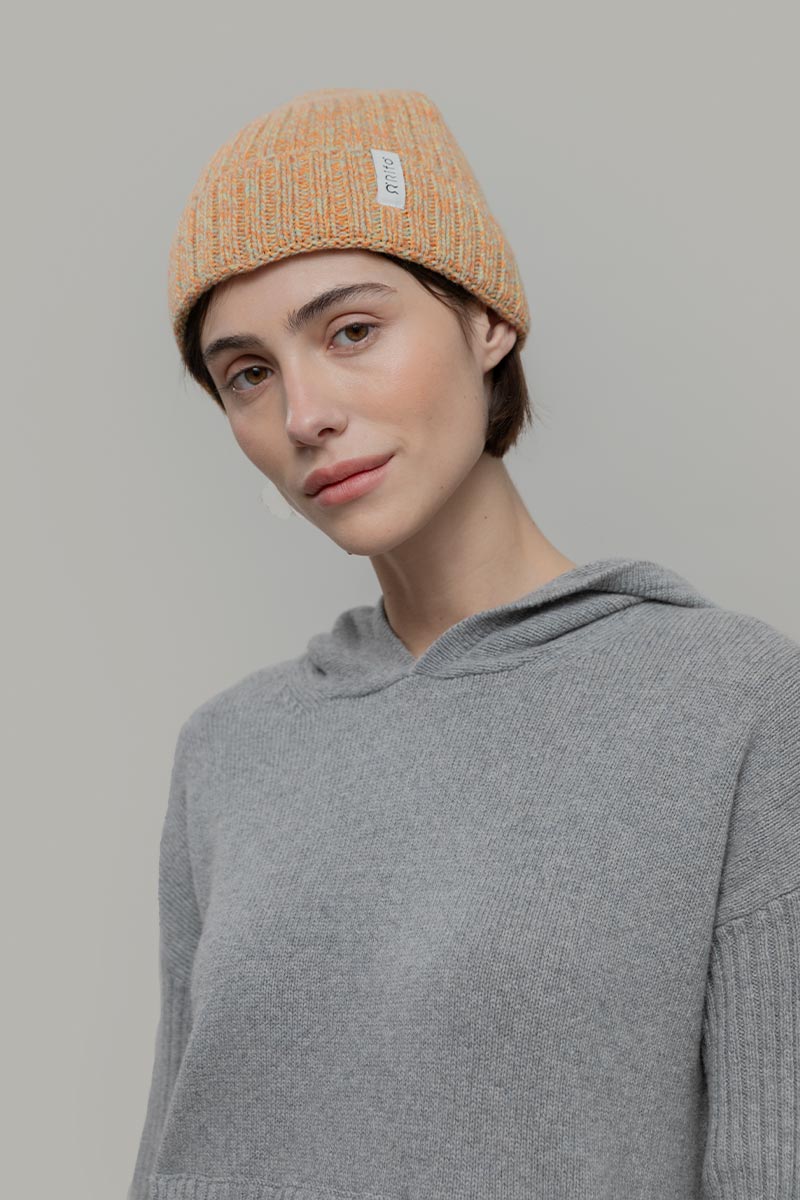 Beanie Cappello Cashmere Rigenerato Galileo - Rifò Lab Moda circolare made in Italy