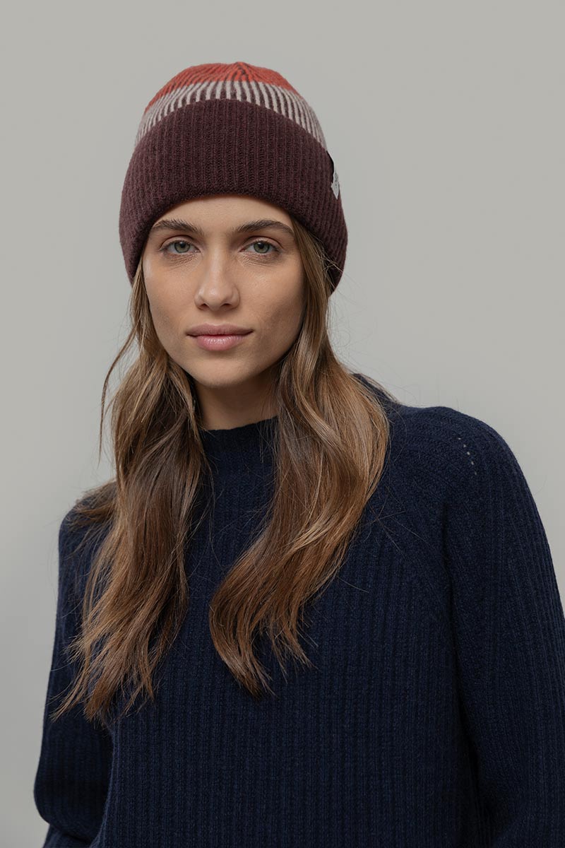 Beanie Cappello Cashmere Uomo Donna Unisex Vanda - Rifò Lab Moda circolare made in Italy