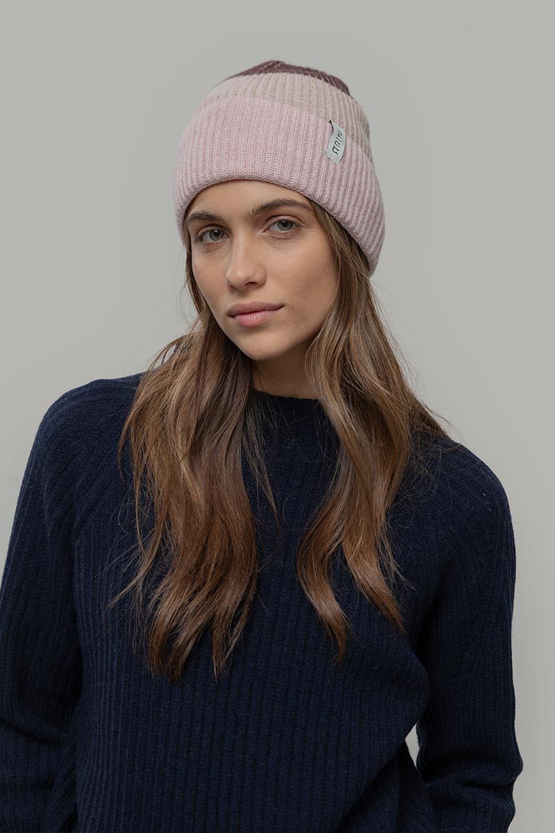 Beanie Cappello Cashmere Uomo Donna Unisex Vanda - Rifò Lab Moda circolare made in Italy
