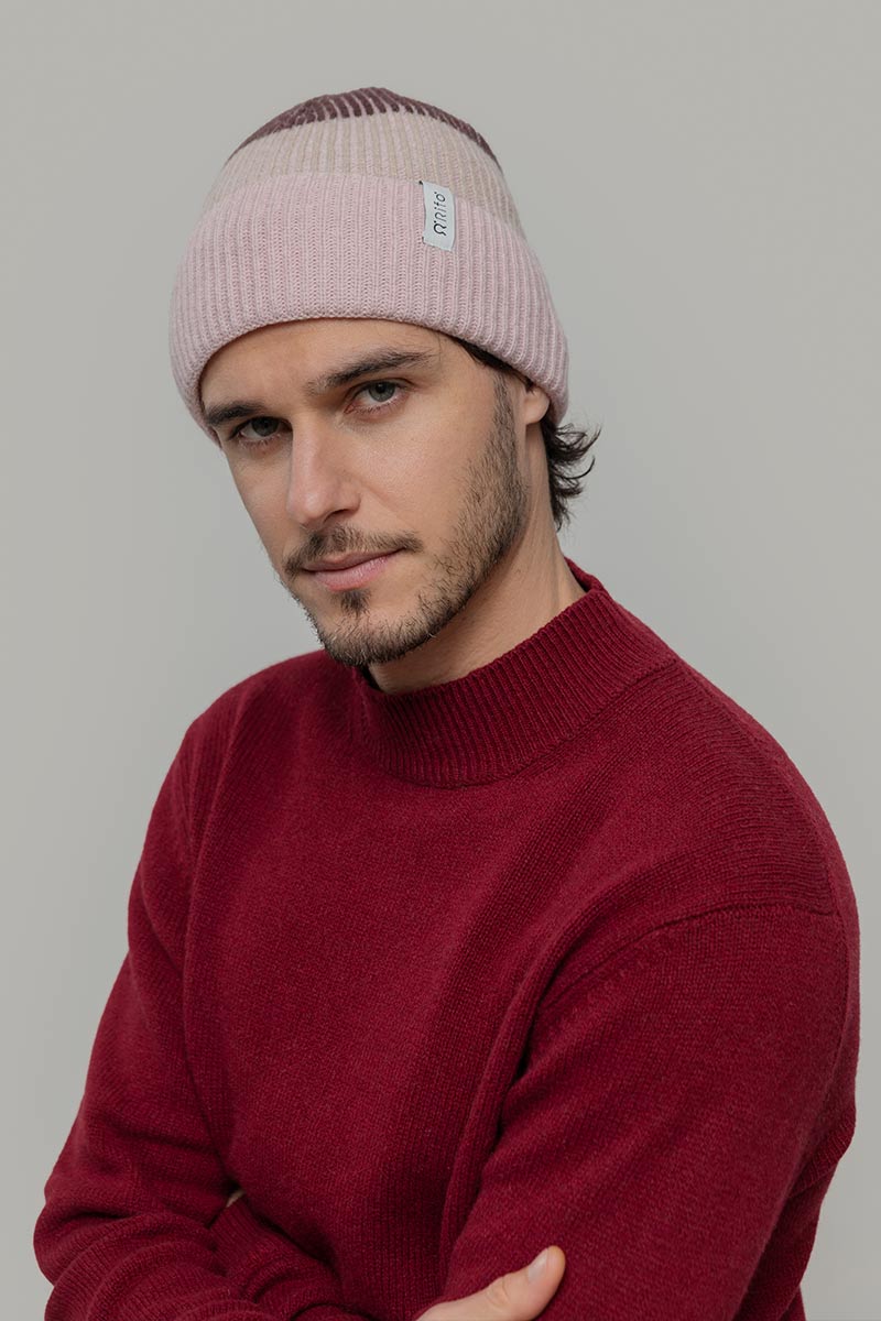 Beanie Cappello Cashmere Uomo Donna Unisex Vanda - Rifò Lab Moda circolare made in Italy