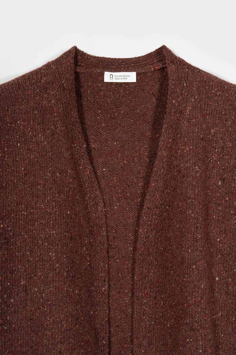 Maglia Donna Cashmere Rigenerato Eloisa Arancio - Rifò Lab Moda circolare made in Italy