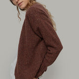 Maglia Donna Cashmere Rigenerato Eloisa Arancio - Rifò Lab Moda circolare made in Italy