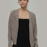 Maglia Donna Cashmere Rigenerato Eloisa Beige - Rifò Lab Moda circolare made in Italy