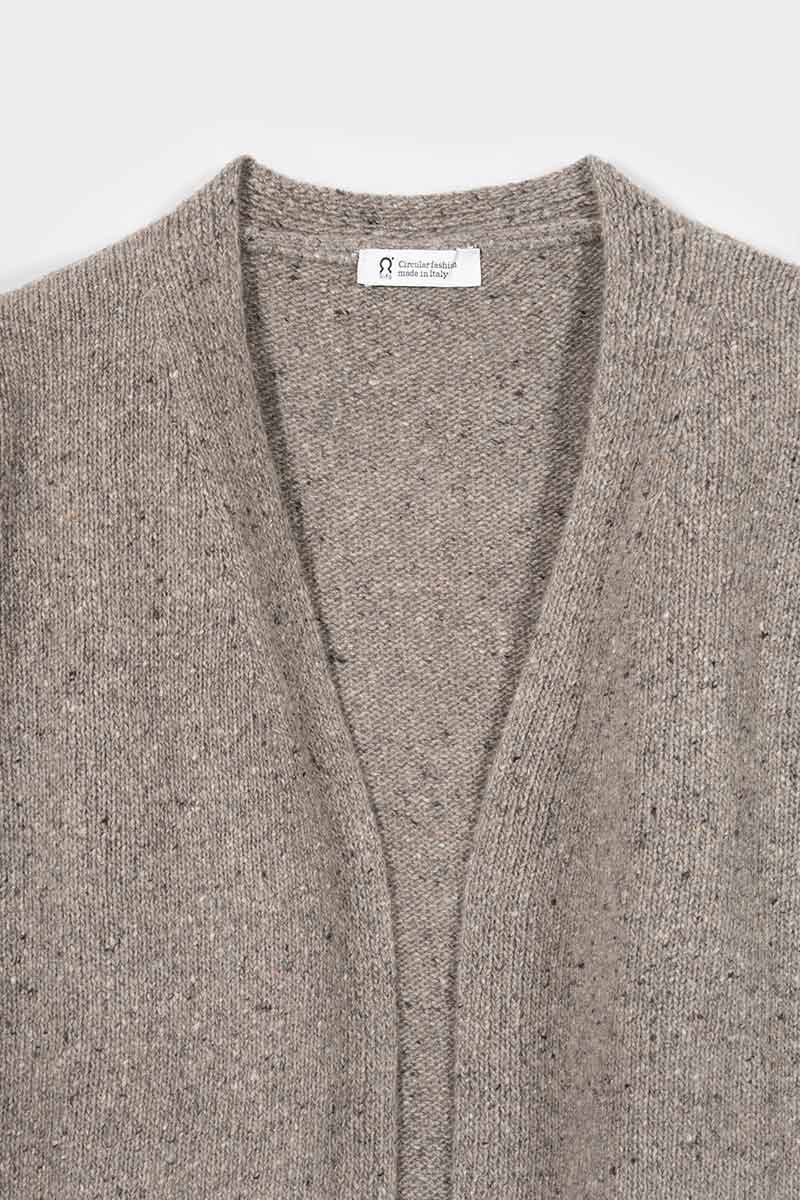 Maglia Donna Cashmere Rigenerato Eloisa Beige - Rifò Lab Moda circolare made in Italy