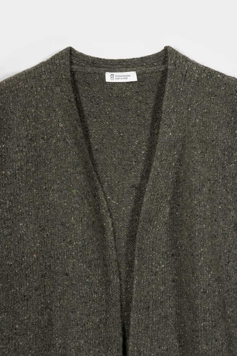 Maglia Donna Cashmere Rigenerato Eloisa Verde - Rifò Lab Moda circolare made in Italy