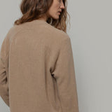 Cardigan con bottoni Donna Cashmere Rigenerato Tosca- Rifò Lab Moda circolare made in Italy 
