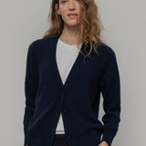 Cardigan con bottoni Donna Cashmere Rigenerato Tosca- Rifò Lab Moda circolare made in Italy 

