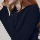 Cardigan Corto Elegante Donna Cashmere Mafalda - Rifò Lab Moda circolare made in Italy
Blu Mora