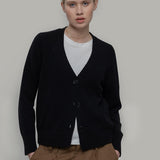 Cardigan con bottoni Donna Cashmere Rigenerato Tosca- Rifò Lab Moda circolare made in Italy 
