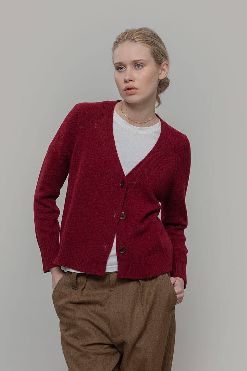 Cardigan con bottoni Donna Cashmere Rigenerato Tosca