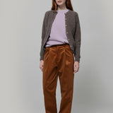 Cardigan Donna Lana Alpaca Riciclata Marrone Vittoria - Rifò Lab Moda circolare made in Italy