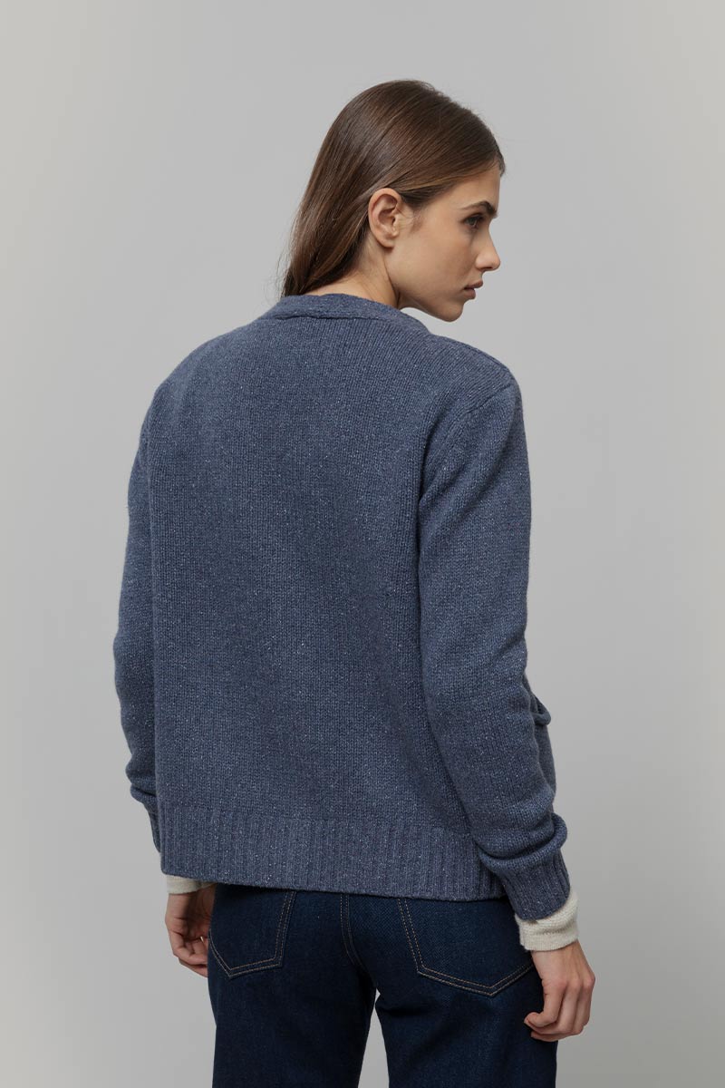 Cardigan Donna Cashmere Donegal Denise - Rifò Lab Moda circolare made in Italy