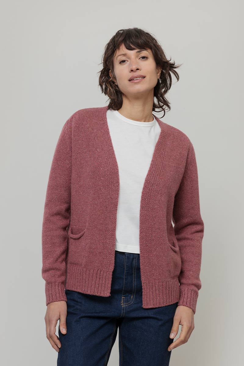 Cardigan Donna Cashmere Donegal Denise - Rifò Lab Moda circolare made in Italy