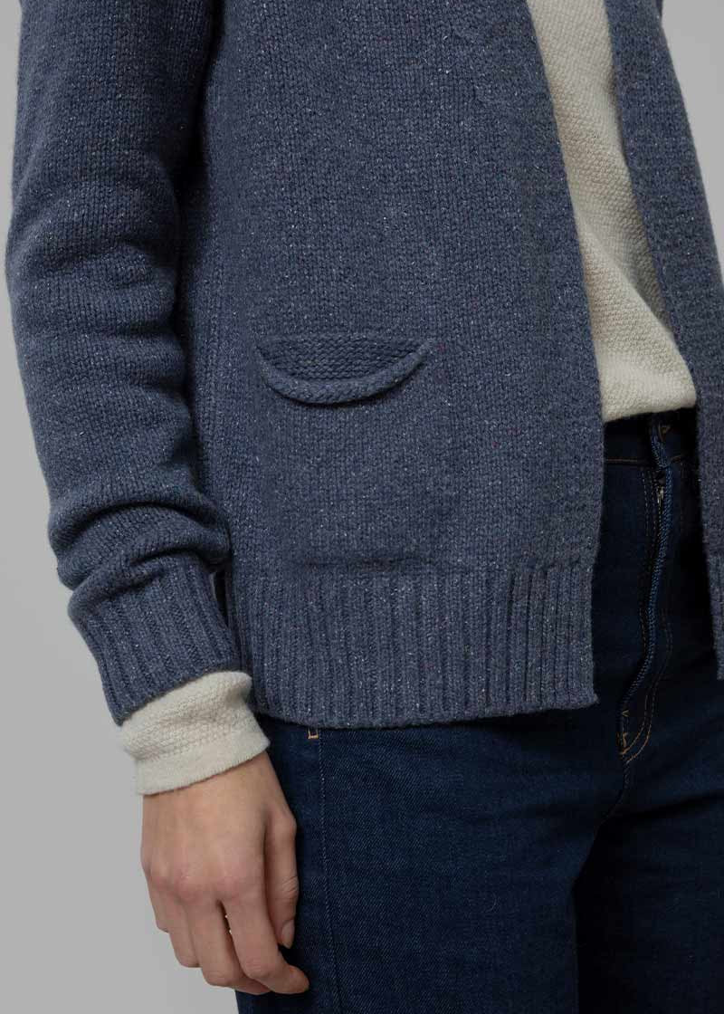 Cardigan Donna Cashmere Donegal Denise - Rifò Lab Moda circolare made in Italy
