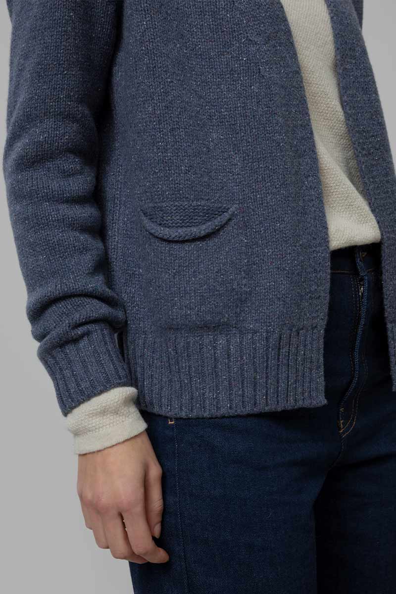 Cardigan Donna Cashmere Donegal Denise - Rifò Lab Moda circolare made in Italy