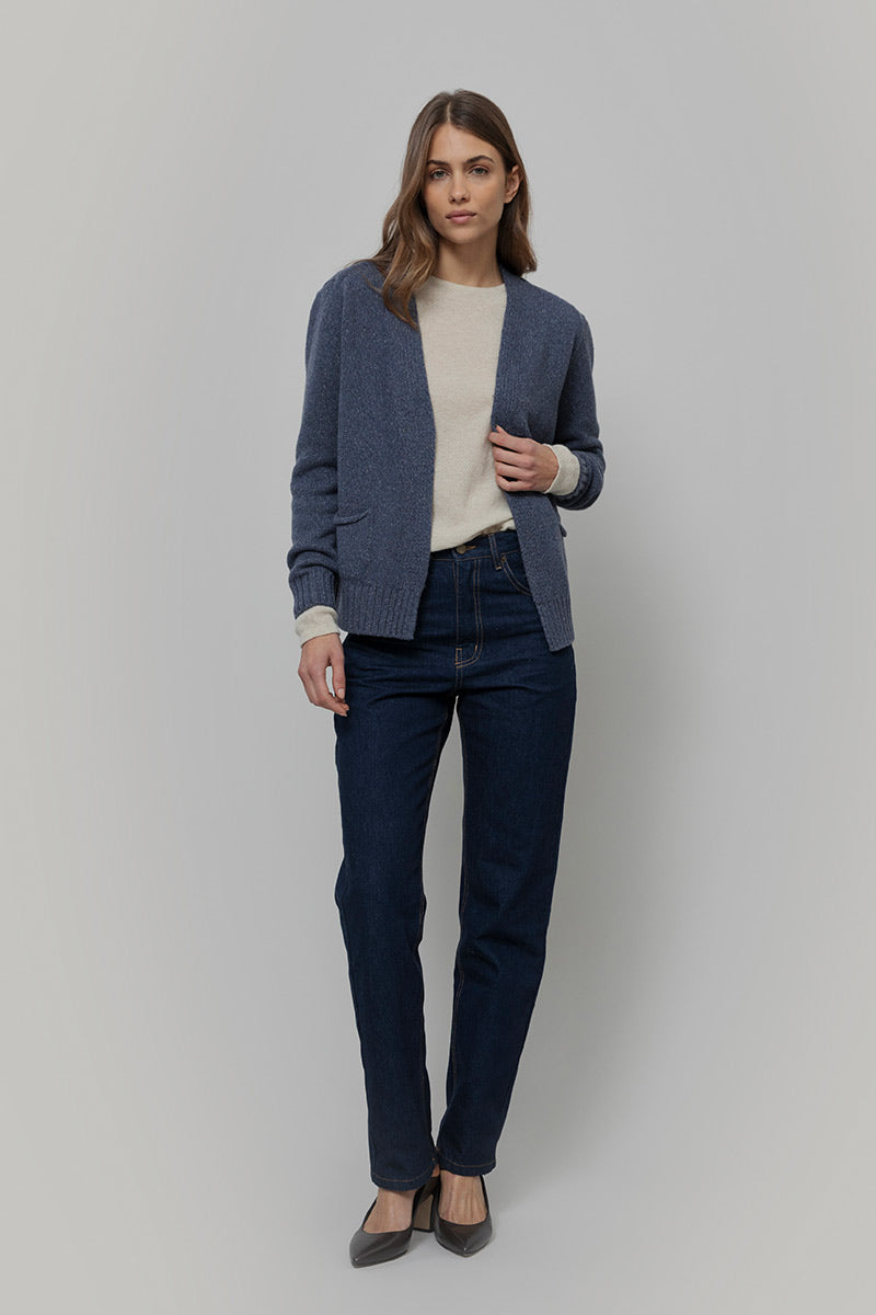 Cardigan Donna Cashmere Donegal Denise - Rifò Lab Moda circolare made in Italy