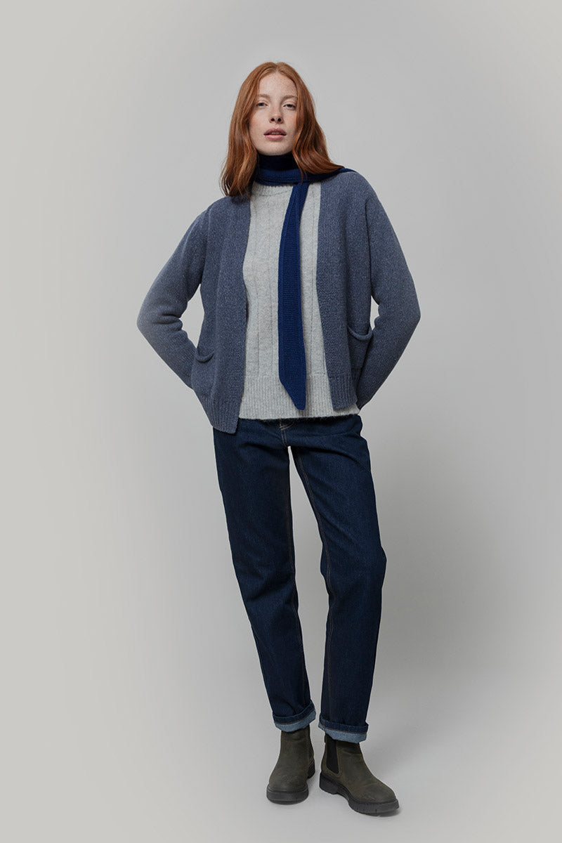 Cardigan Donna Cashmere Donegal Denise - Rifò Lab Moda circolare made in Italy