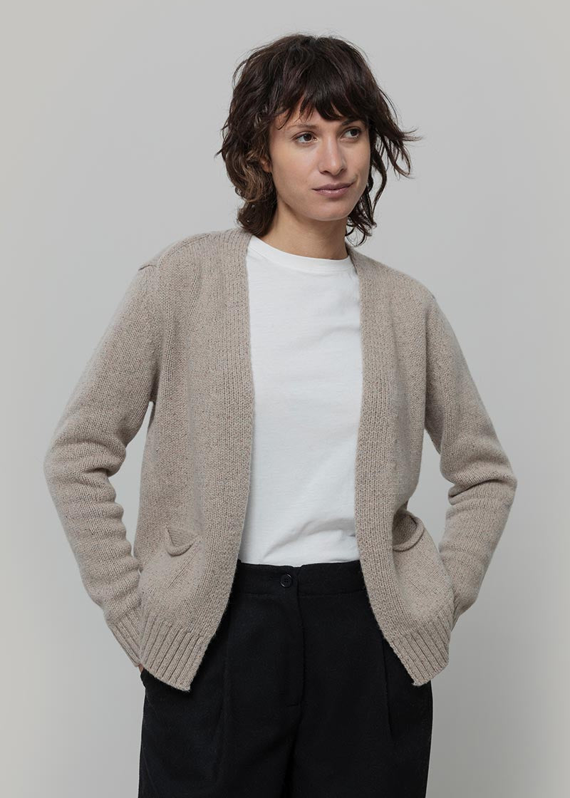 Cardigan Donna Cashmere Donegal Denise - Rifò Lab Moda circolare made in Italy